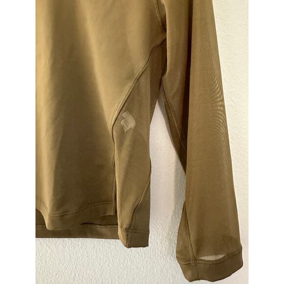 ATHLETA Pacer Mesh Olive Green Top size Medium - Picture 5 of 11